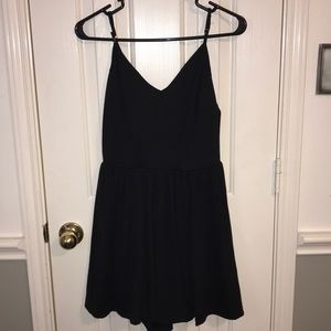Black dressy romper